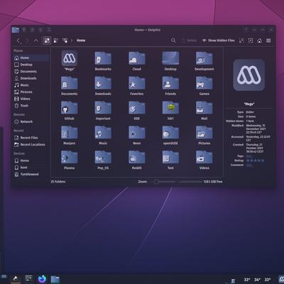 Mega-Dark-Icons - KDE Store