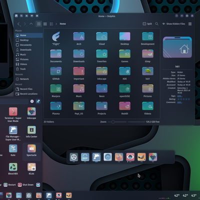 Flight-Dark-Global - KDE Store