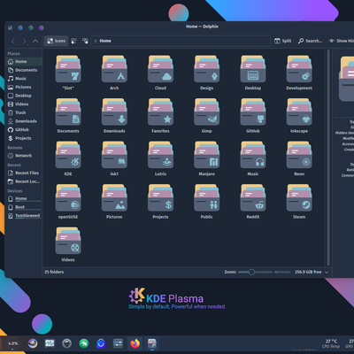 Slot BonaFides Dark Icons - KDE Store