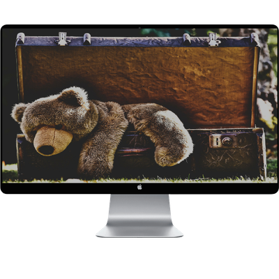 Teddy Bear On Luggage - KDE Store