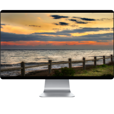 Contrasted Sunset Ocean Scenery - KDE Store