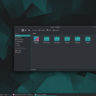 Iris Dark - KDE Store
