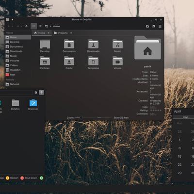Monochrome KDE - KDE Store