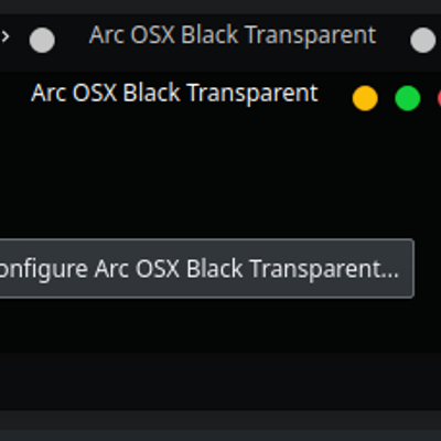 ArcOSX Black Transparent - KDE Store