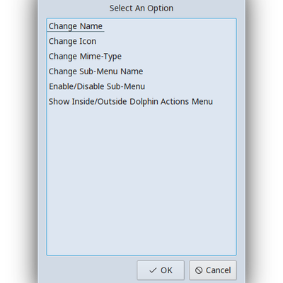 Customizable multi-action menu [ITA/ENG] - KDE Store
