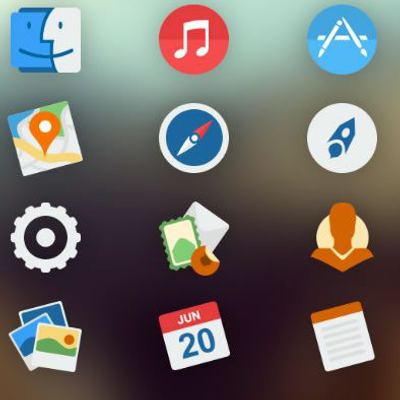Mac mod 1.1 flat icon - KDE Store