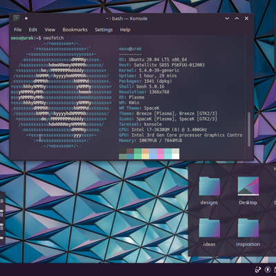 SpaceK global theme for kde - KDE Store