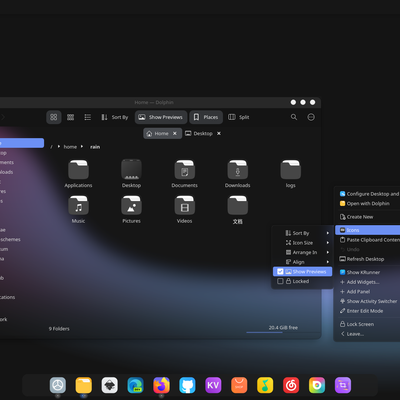 Future-dark Kvantum - KDE Store