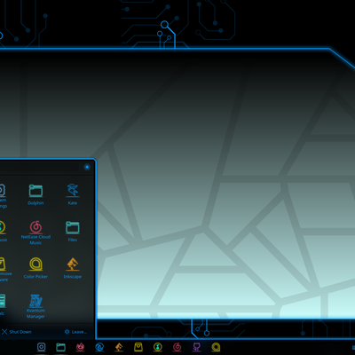 LyraB-dark Plasma Theme - KDE Store