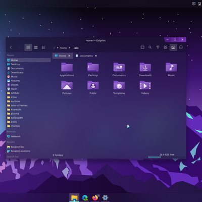 ArcMidnight-dark Aurorae Theme - KDE Store