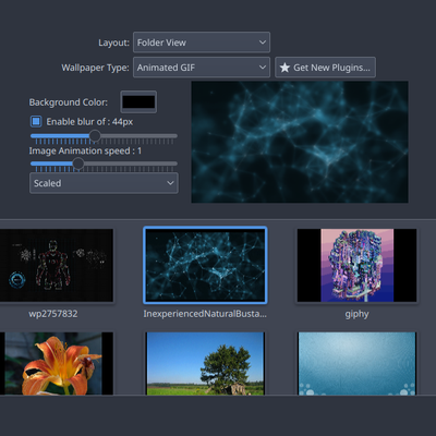 Animated Image Wallpaper - KDE Store