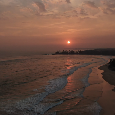 beautiful sunset at ocean - KDE Store