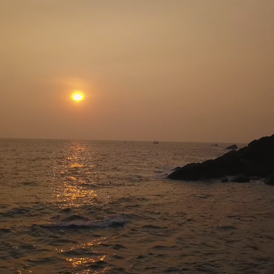 beautiful sunset at ocean - KDE Store