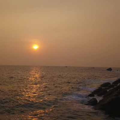 sunset at the ocean - KDE Store