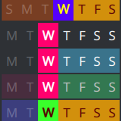Weekday Grid for Plasma 6 - KDE Store