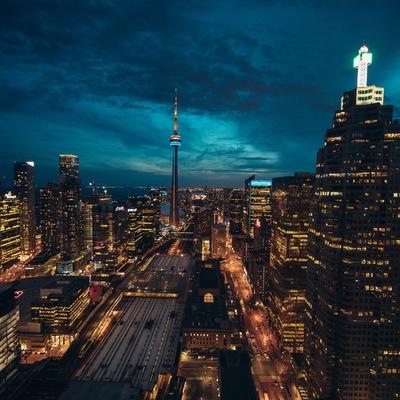 HD Wallpaper City Night Toronto Canada  Download Wallpapers 2023