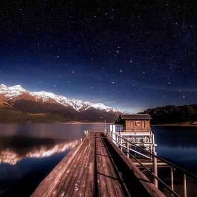 lake reflection MOUNTAIN HD - KDE Store