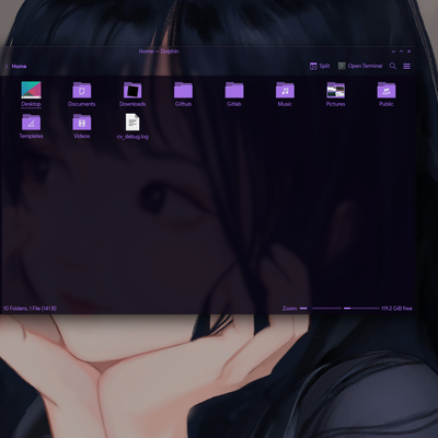 Lavender Lightly - KDE Store