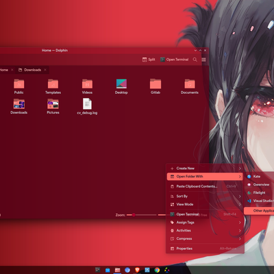 Pastel Red II - KDE Store