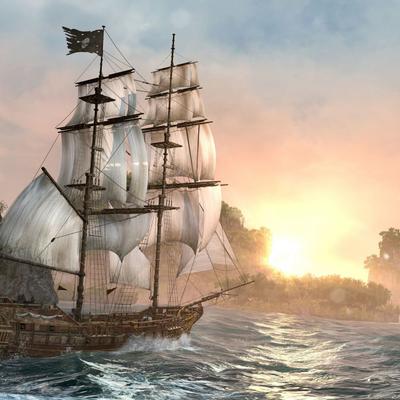 assigncard game river ship sunrise ultrahd video wallpaper - KDE Store
