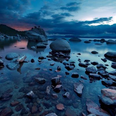 Nature night forest rocks lakes - KDE Store