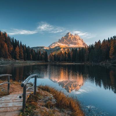 lake reflection mountain - KDE Store