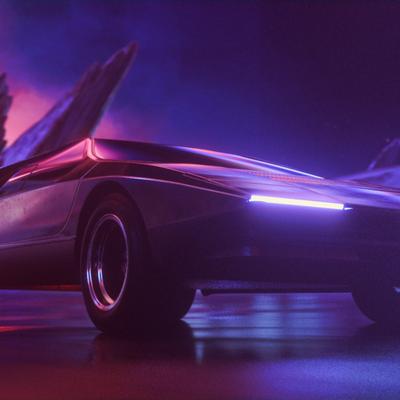Auto Music Neon Machine Background Neon Synth - KDE Store