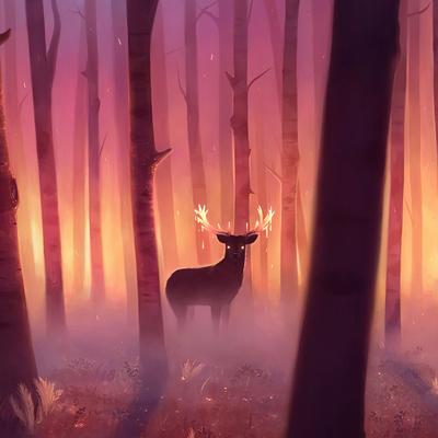 Reindeer Magical Forest 4k - KDE Store