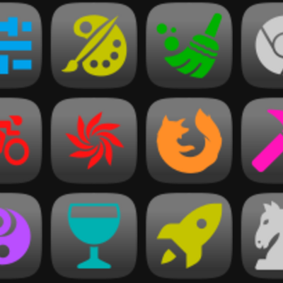Besgnulinux Black Icon Theme - KDE Store