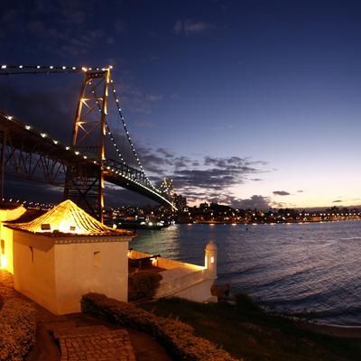 Bridge Across the sea Sunset - KDE Store