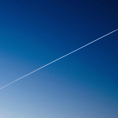 Sky gradient airplane Design - KDE Store
