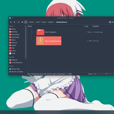 Otto Transparent - KDE Store