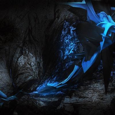 Dark blue abstract - KDE Store