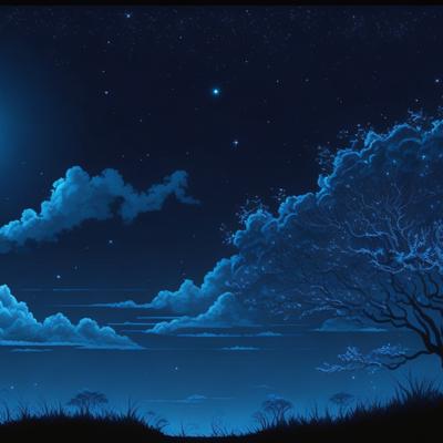moon night sky - KDE Store