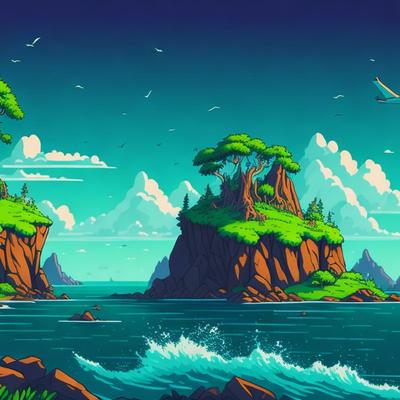 Digital art nature wallpaper - KDE Store