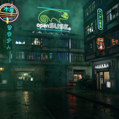 Linux Neon Street - openSUSE - KDE Store