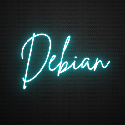 Debian - Neon light - KDE Store