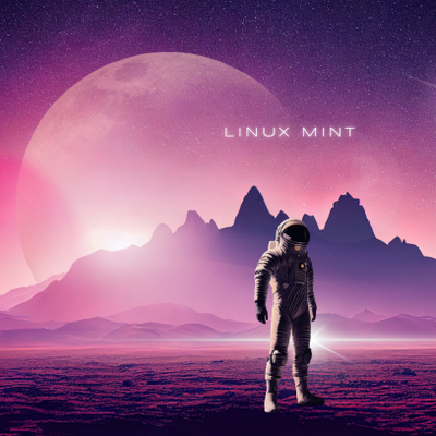 Linux Mint - Astronaut far away planet - KDE Store