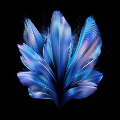 Glare Abstract Flower Android System Theme 5K - KDE Store