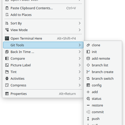 Git Tools - KDE Store