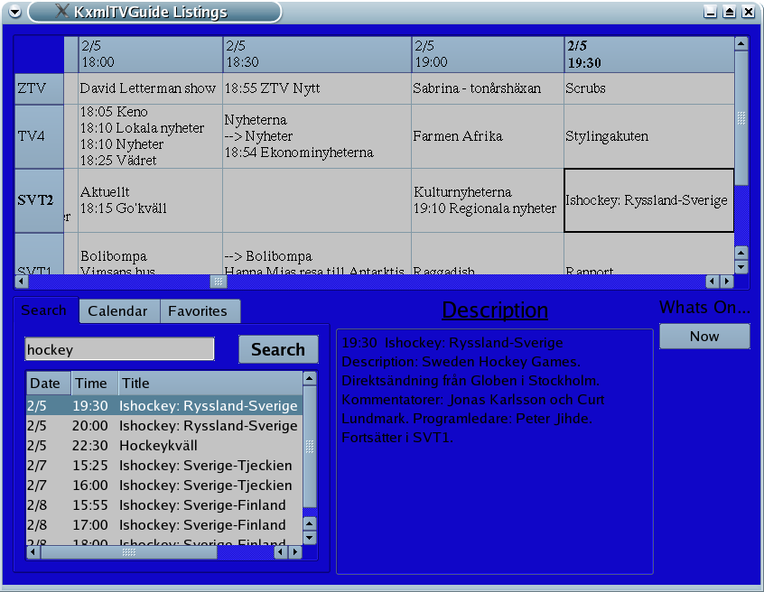 kxmltvguide - KDE Store