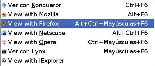 Preview with firefox - KDE Store