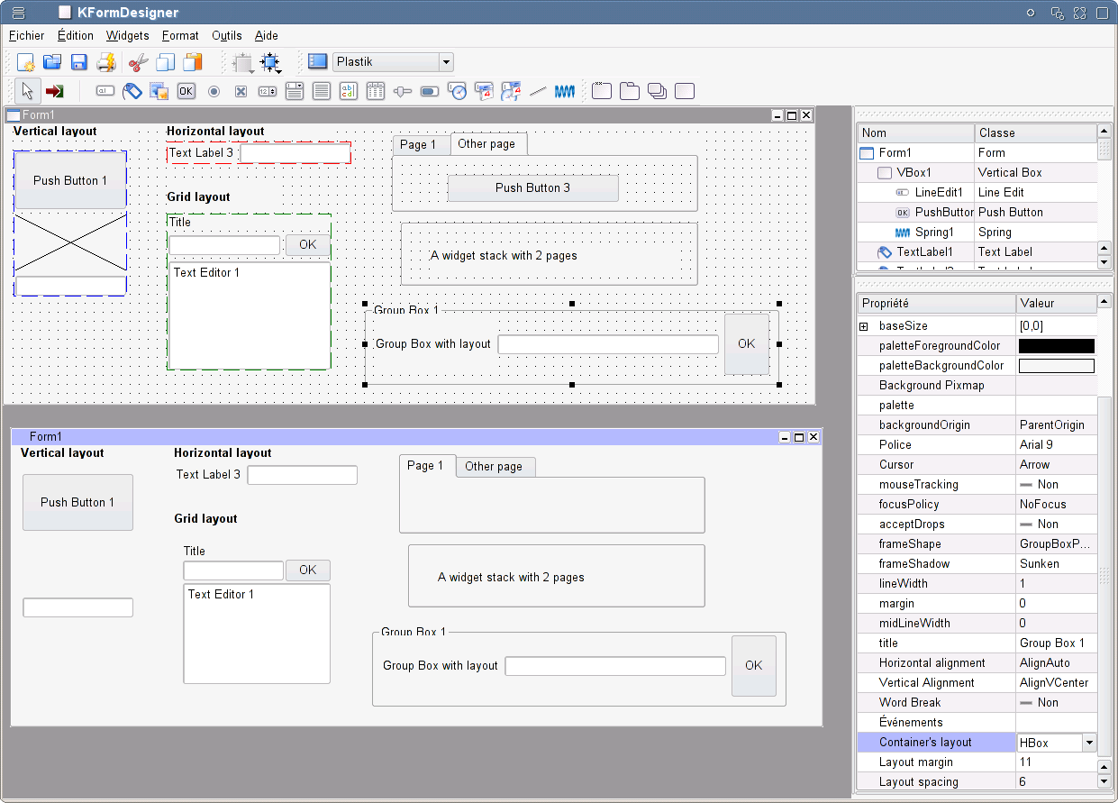 Kmanager KFormDesigner - KDE Store