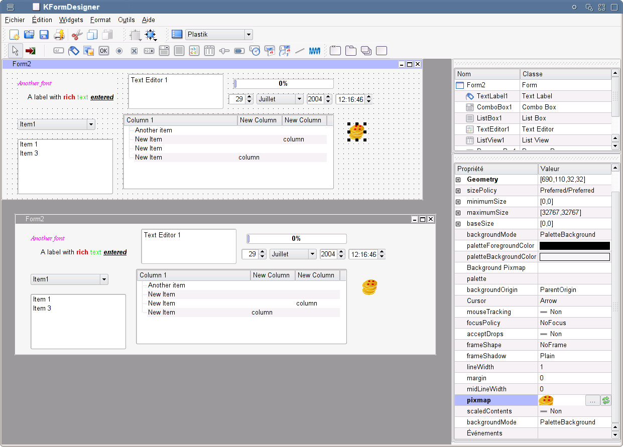Kmanager KFormDesigner - KDE Store