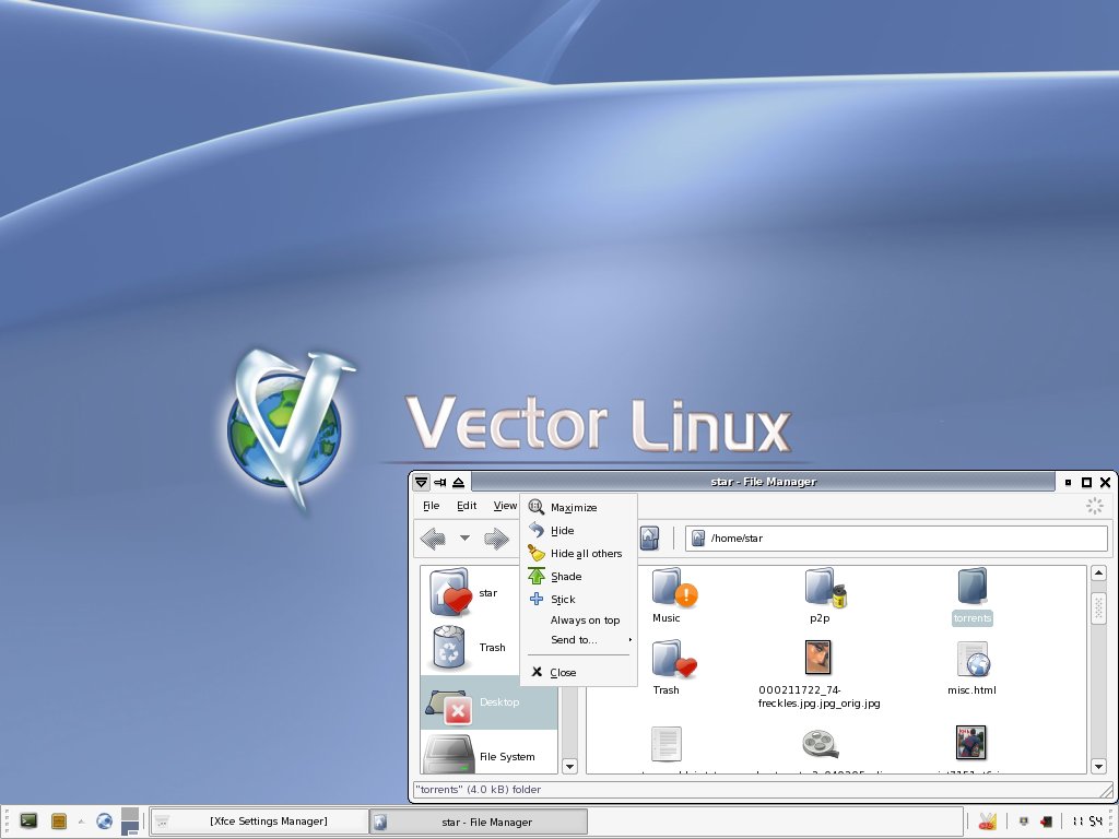 my vector linux - KDE Store