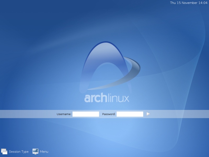 Blue Archlinux KDM - KDE Store