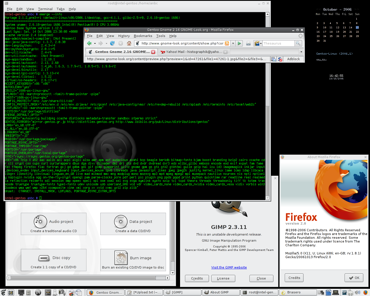Gentoo Gnome 2.16 - KDE Store