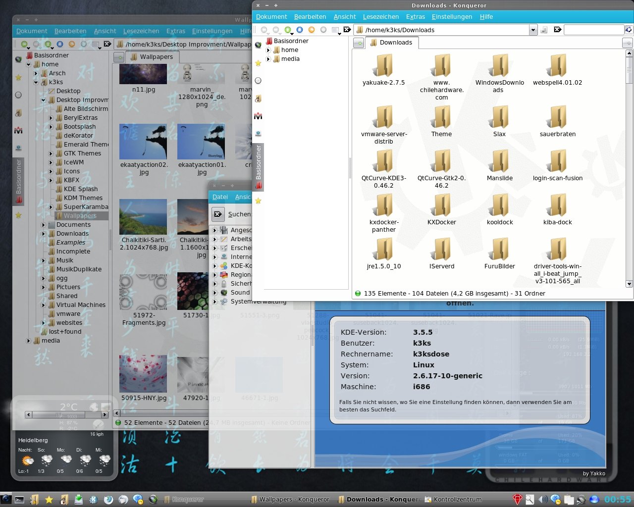 Simpel blue - KDE Store