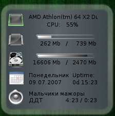 Simple system monitor - KDE Store