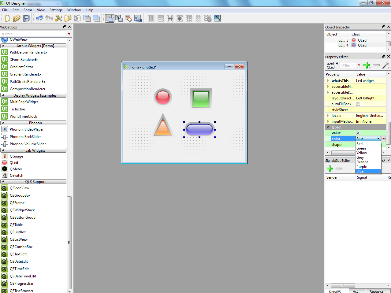 qt designer for windows